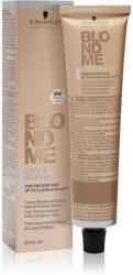 Schwarzkopf Blondme Lift & Blend crema decoloranta pentru par blond culoare Brown Mahagony 60 ml