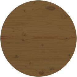 vidaXL Blat de masă, maro, Ø60x2, 5 cm, lemn masiv de pin (813675)
