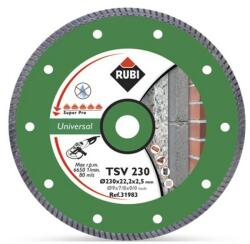 RUBI Disc diamantat TSV 230 SUPERPRO RUBI, 230/22.2mm, caramida, beton, terazzo, 31983