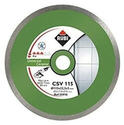 RUBI Disc diamantat CSV 115 PRO RUBI, 115/22.2mm, gresie/faianta portelanata, 25910 Disc de taiere