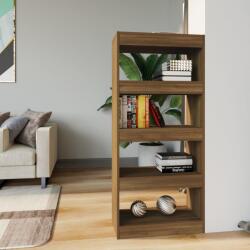 vidaXL Bibliotecă/Separator, stejar maro, 60x30x135cm, lemn prelucrat (813607) Biblioteca