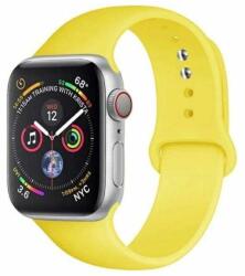 Apple Watch 42/44/45 mm Beline Silicone óraszíj citromsárga
