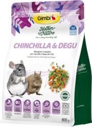  Gimbi Mother Nature Chinchilla & Degu - hrană chinchilla și degu 800 g