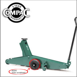 COMPAC Hydraulik Emelő padló extra nagy 10 tonnás krokodil 210-710 mm magasemelés-Compac (10T-HC)