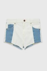 Pepe Jeans pantaloni scurti din denim pentru copii culoarea alb, modelator PPYY-SZG05J_00X