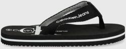 Calvin Klein Jeans slapi copii culoarea negru PPYY-KLB010_99X