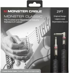 Monster Cable Prolink Classic 21FT Coiled Instrument Cable Fekete 6, 5 m Pipa - Egyenes - arkadiahangszer