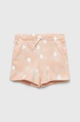 Gap pantaloni scurti copii culoarea roz, cu imprimeu, talie reglabila PPYY-SZG03W_03X