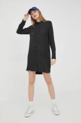Superdry rochie culoarea negru, mini, drept PPYY-SUD23W_99X
