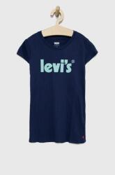 Levi's tricou de bumbac pentru copii culoarea albastru marin PPYY-TSG075_59X