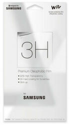  Samsung Galaxy S21 5G SM-G991, Kijelzővédő fólia (az íves részre nem hajlik rá! ), Clear Prémium, gyári - tok-shop