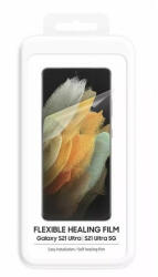  Samsung Galaxy S21 Ultra 5G SM-G998, Kijelzővédő fólia (az íves részre nem hajlik rá! ), Clear Prémium, gyári - tok-shop
