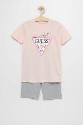 Guess gyerek pizsama rózsaszín, nyomott mintás - rózsaszín 116-122 - answear - 10 990 Ft