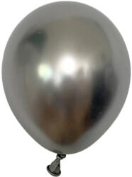 Belbal Set 10 baloane latex chrome antracit argintiu 30 cm