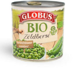 GLOBUS bio zöldborsó konzerv 400g