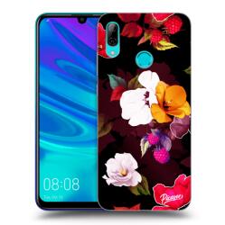 Picasee Husă transparentă din silicon pentru Huawei P Smart 2019 - Flowers and Berries