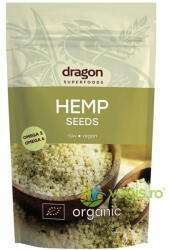Dragon Superfoods Seminte de Canepa Decorticate Raw Ecologice/Bio 200g