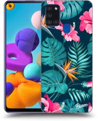 Picasee ULTIMATE CASE Samsung Galaxy A21s - készülékre - Pink Monstera