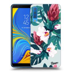 Picasee Husă transparentă din silicon pentru Samsung Galaxy A7 2018 A750F - Rhododendron
