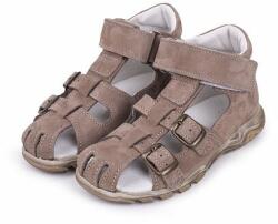 Vlnka Sandale din piele pentru copii Zuzu - maro mărimi copii 19 (15-00605-19)