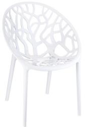 Siesta Exclusive SI-Стол CRISTAL(052)GLOSSY WHITE and Black(0333) (014245)