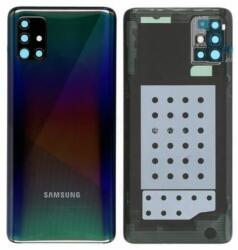 Samsung Galaxy A51 A515F - Carcasă Baterie (Prism Crush Black) - GH82-21653B Genuine Service Pack, Prism Crush Black