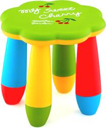 Horecano KIDS-ДЕТСКО ПЛАСТМАСОВО СТОЛЧЕ ЦВЕТЕ Ø28xh26cm 4 цвята (LXS-309) (014317)