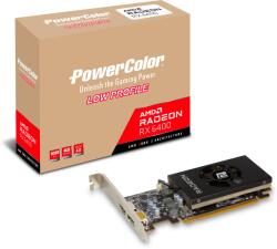 PowerColor AMD Radeon RX 6400 6400 ITX LP 4GB GDDR6 (AXRX 6400 LP 4GBD6-DH)