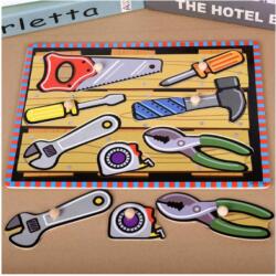 Magic Toys Szerszámos fa puzzle (MKM761971)