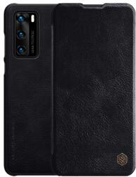 Nillkin QIN Huawei P40 tok álló (Flip, oldalra nyíló, bankkártya tartó) fekete (GP-94374)