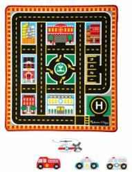 Melissa & Doug Covoras de joaca si masinute utilitare Oraselul (MD9406)