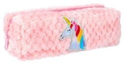 Starpak Unikornis szőrmés szögletes tolltartó - Pink (490727) (490727)