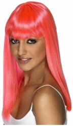 Hosszú pink divat paróka