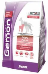 Kutya eledel GEMON Dog Mini Adult felnőtt kis testű lazac-rizs száraztáp (3 / 20 kg) (20 kg-os kiszerelés) (H061312)
