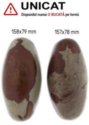  Shiva Lingam Neagra Rulat Natural - 157-158 x 78-79 mm - ( XXL ) - 1 Buc