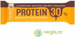 bombus Baton Proteic cu Arahide si Ciocolata fara Gluten 30% Proteine 50g
