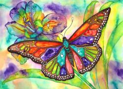 Nova Puzzle - Puzzle Fluture colorat - 1 000 piese
