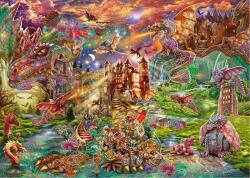 Schmidt Spiele - Puzzle Comoara Dragonului - 2 000 piese Puzzle