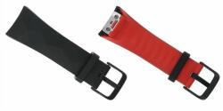Samsung Gear Fit 2 Pro SM-R365 - Curea cu Cataramă (Dreapta) (Black-Red) - GH98-41594A Genuine Service Pack, Black / Red