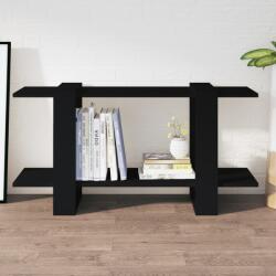vidaXL Bibliotecă, negru, 100x30x51 cm, lemn compozit (811557) Biblioteca