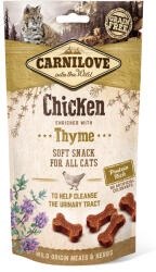 CarniLove Cat Semi Moist Snack Chicken Enriched & Thyme- Csirke Hússal és Kakukkfűvel 50g - grandopet