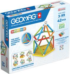 Geomag Supercolor reciclat 42 de piese (GEO383) Jucarii de constructii magnetice