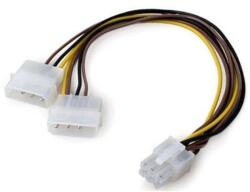 Roline Cable adapter PSU VGA 2x4pin to 6pin, CE313 (CE313)