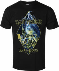 ROCK OFF Tricou pentru bărbați Iron Maiden - Live After Death Diamond BL - ROCK OFF - IMTEE115MB
