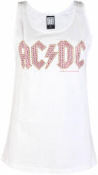 AMPLIFIED Maieu femei AC / DC - CLASSIC LOGO WHITE - AMPLIFIED - AV663ACS
