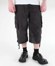 MIL-TEC pantaloni scurți pentru bărbați 3/4 MIL-TEC - Combaterea aeriană - Pre-spălare - Negru - 11410002
