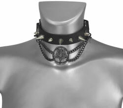 Leather & Steel Fashion Guler (ham pentru pantofi) THE DEVIL'S KISS INVERSED CROSS - LSF3 28