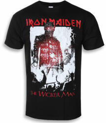 ROCK OFF tricou stil metal bărbați Iron Maiden - The Wicker Man Smoke - ROCK OFF - IMTEE80MB