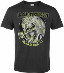 AMPLIFIED tricou bărbătesc IRON MAIDEN - KILLERS WORLD TOUR - charcoal - AMPLIFIED - ZAV210C50_CC