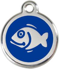 Red Dingo Rozsdamentes hal mintás acél biléta sötétkék